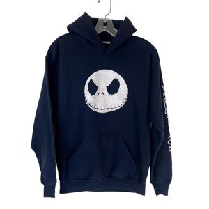 Disney Parks Jack Skellington Hoodie Sweatshirt Size Youth XL